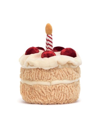Amuseables Birthday Cake Plush – Soft Stuffed Toy with Cordy Legs, Cute Valentine’s Gift for Kids & Adults, Collectible Jellycat, 13cm - view 2